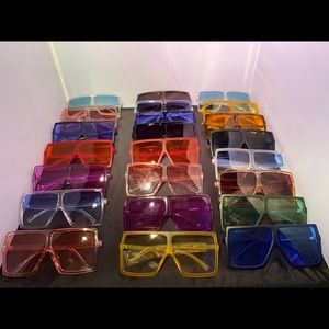 Different color sun glasses